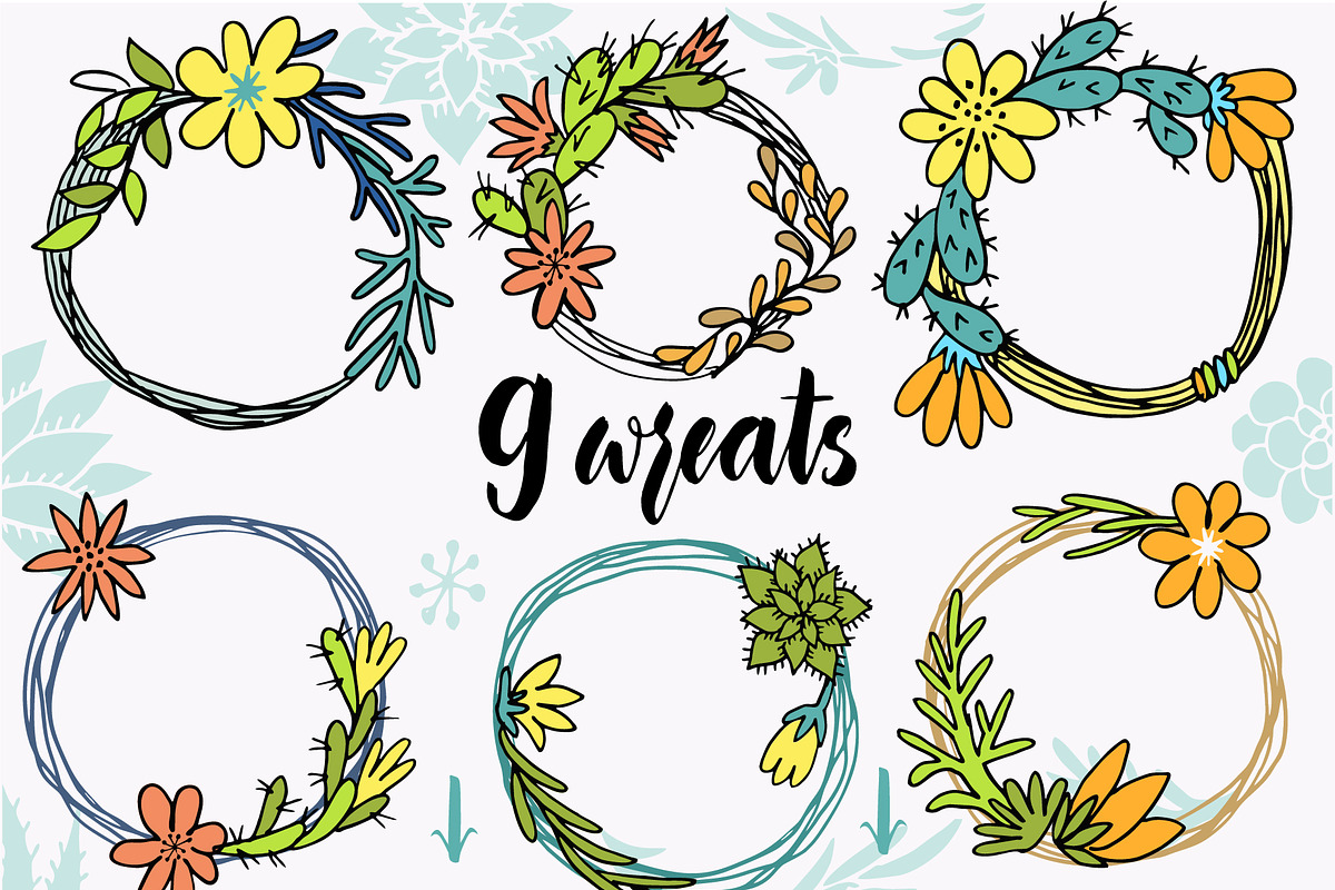 Cacti and succulents design set 140+, an Object Graphic by Live line (Photo 6 of 8)