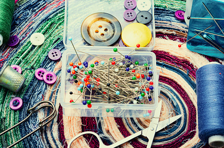 Large sewing kit, a Beauty & Fashion Photo by MLunov MLunov