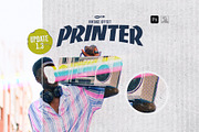 Vintage Offset Printer, an Action Add-On by FLYERWRK (Thumbnail 1 of 13)