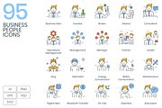95 Business People Icons, an Icon by Flat Icons (Thumbnail 1 of 6)
