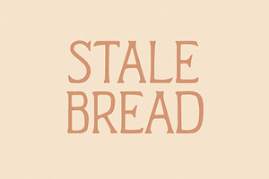 Stale Bread | Vintage Display Font, a Handwritten Font by Off The Rack ©