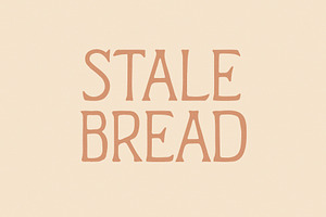 Stale Bread Vintage Display Font