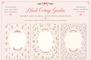 Blush Cottage Floral Collection, a Background Graphic by by creative paper (Thumbnail 2 of 4)