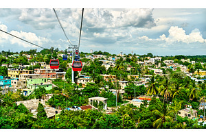 Cable car in Santo Domingo, capital, a Transportation Photo by Leonid Andronov