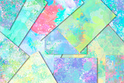 Watercolor blue splash-digital paper, a Pattern Graphic by JAY MID IMAGE (Thumbnail 3 of 5)