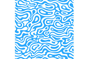 Psychedelic water groovie pattern, a Decorative Illustration by Buch&Bee
