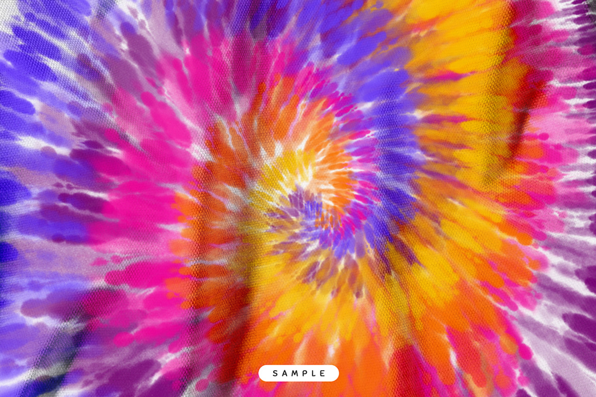 Procreate Realistic Tie Dye Brushes, a Brush Add-On by Nurmiftah (Photo 11 of 12)