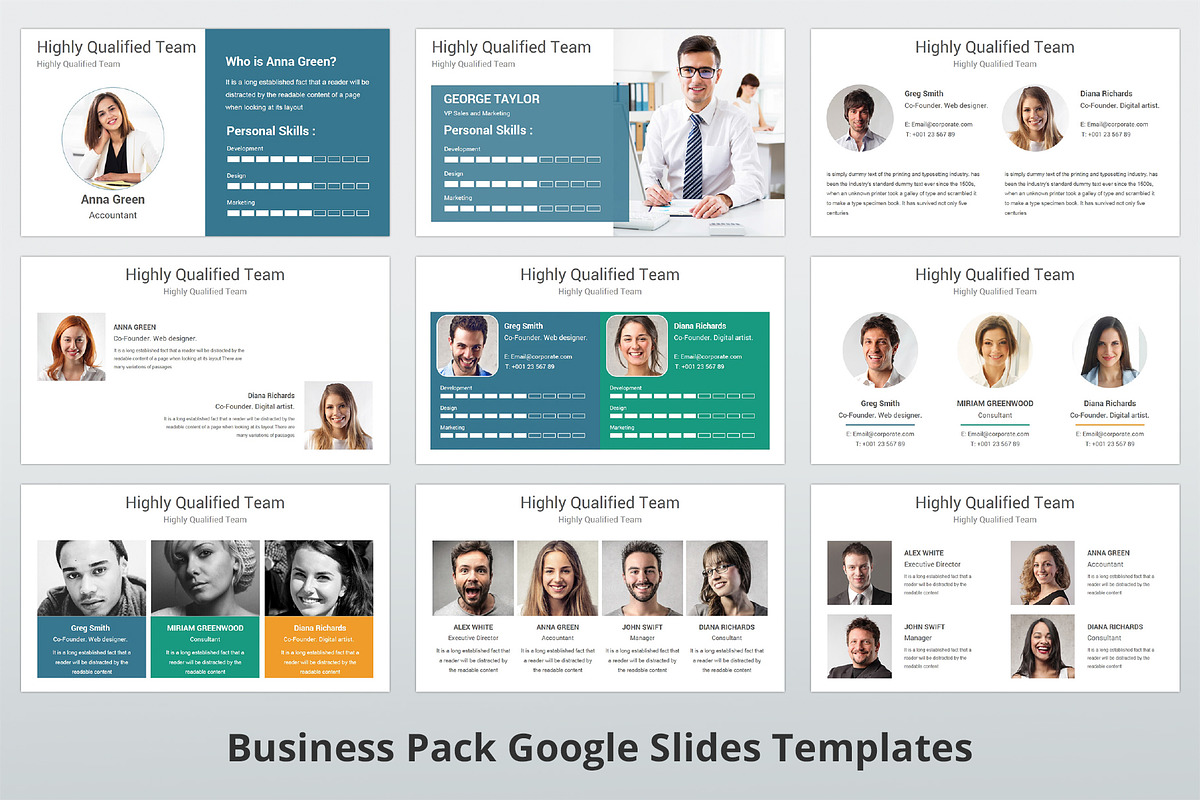 Business Pack Google Slides Bundle, a Presentation Template by GraphicStan (Photo 7 of 41)