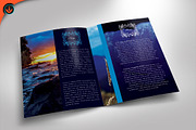 Funeral Program 10 Blue Rose Vintage, a Brochure Template by SeraphimChris (Thumbnail 6 of 7)