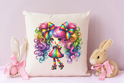 Quirky girl clipart girl png, an Illustration by RobertsArt (Thumbnail 3 of 7)