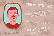 Scatter&Pattern Photoshop brushes, a Brush Add-On by Guerillacraft (Thumbnail 3 of 5)