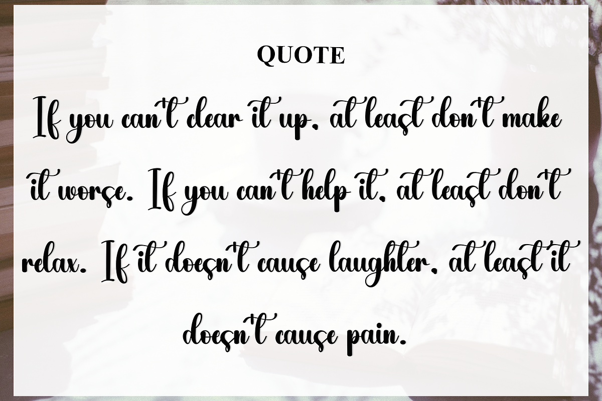 Miniatur, a Handwritten Font by InermediaSTUDIO (Photo 8 of 8)