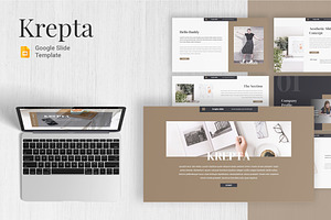 Krepta - Google Slide Template