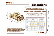 Small Vintage Truck - Laser Cut File, an Object Graphic by VectorPainter (Thumbnail 9 of 21)
