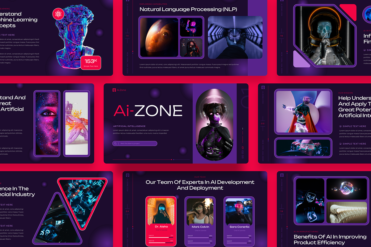 Artificial Intelligence PowerPoint, a Presentation Template by YossyOneStd (Photo 1 of 6)