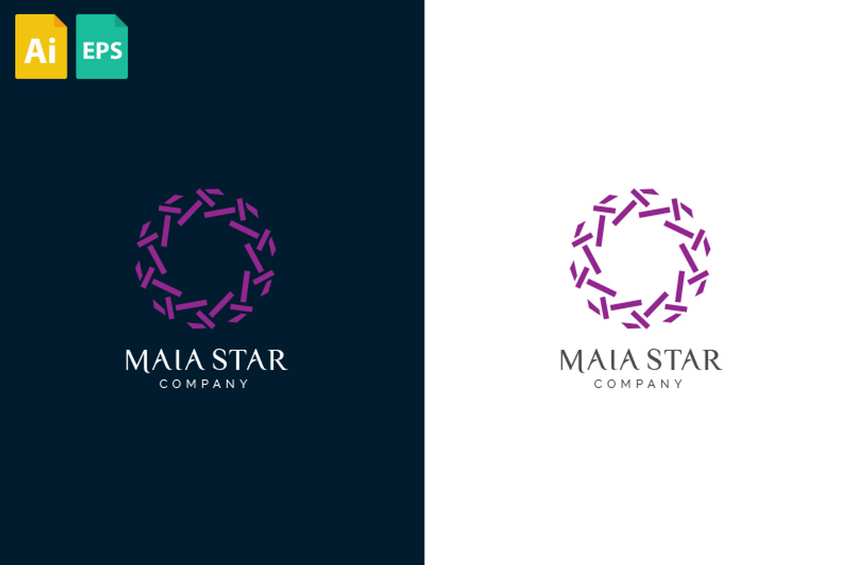 Maia Star Logo, a Branding & Logo Template by Schneider Design Store (Photo 2 of 2)