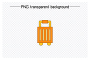 Luggage and travel bag icons set, a Graphic by Designfour (Thumbnail 2 of 6)