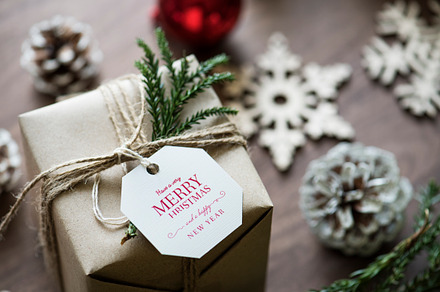 Christmas present boxes psd stock photo containing psd and layer