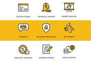 48 SEO Icons, an Outline Icon by kucingklawu (Thumbnail 5 of 7)