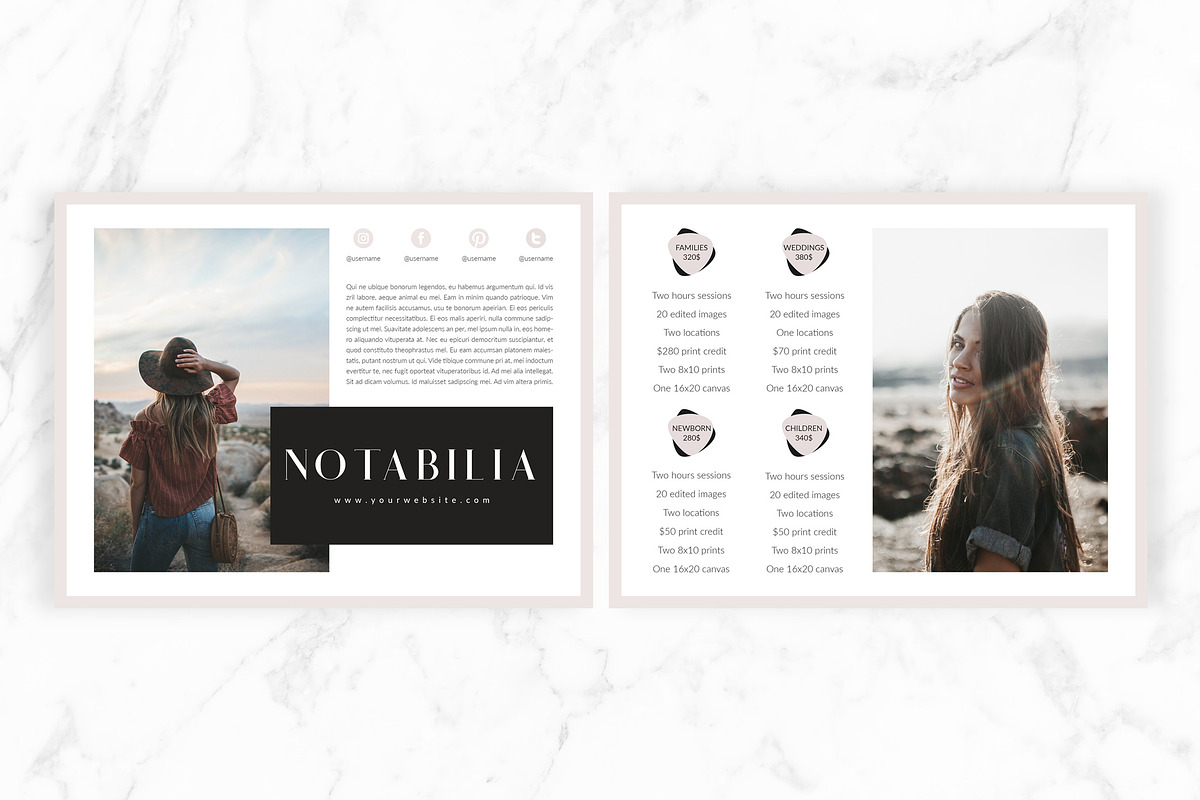 Pricing Guide, a Flyer Template by Eesome Design Studio (Photo 3 of 3)
