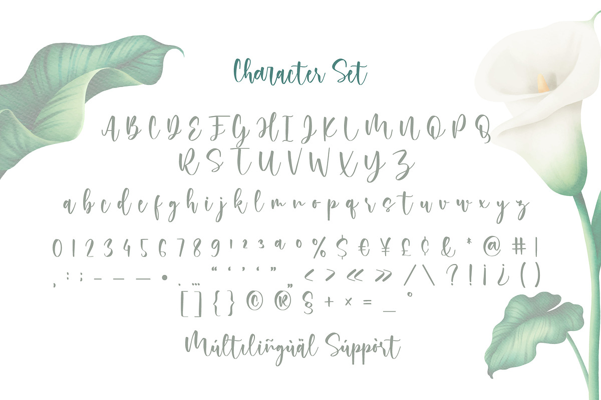 Rossi Mithori - Beautiful, a Script Font by Monoco Type Foundry (Photo 7 of 11)
