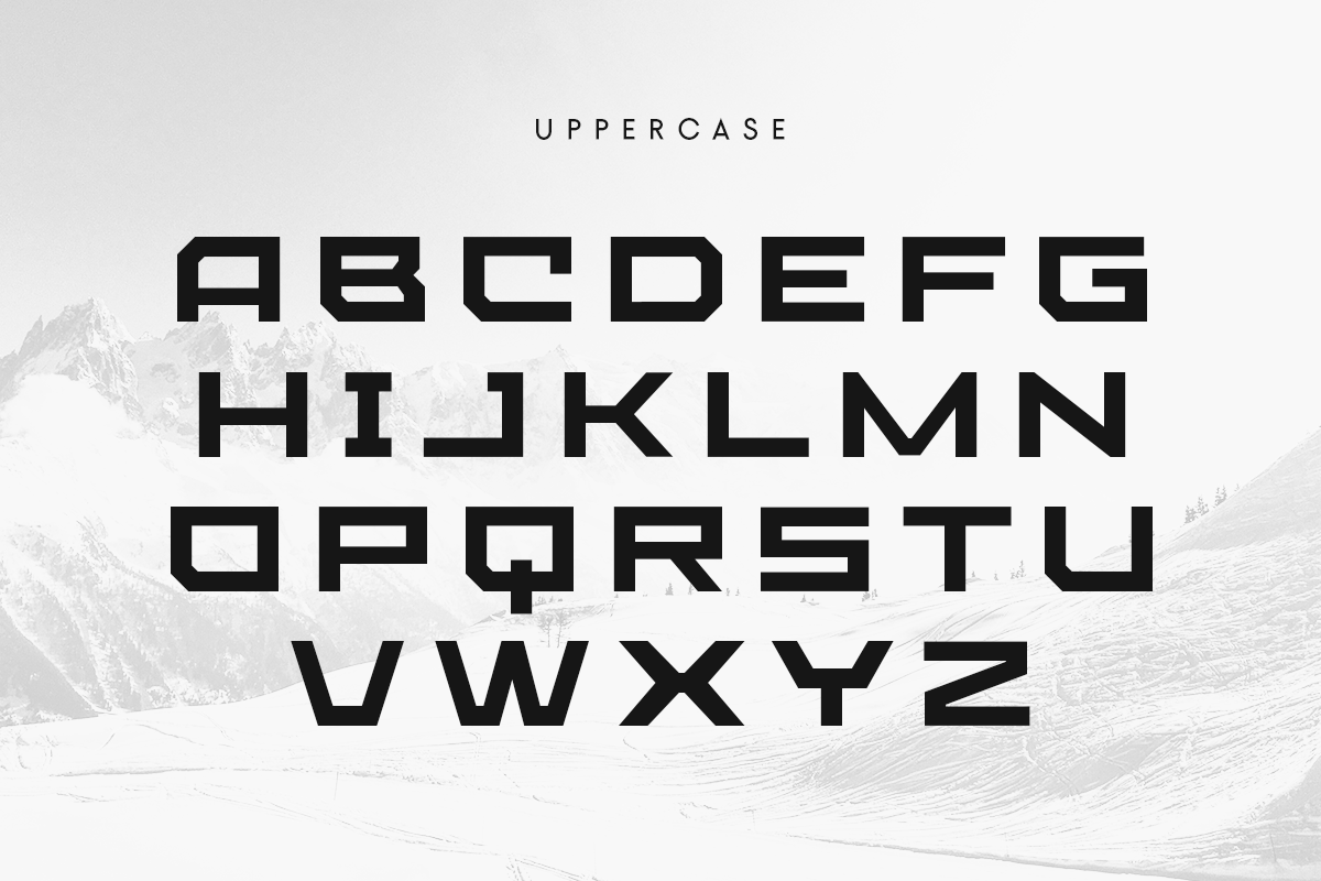 Engine - Sport Modern Font, a Sans Serif Font by Hamz Studio (Photo 8 of 16)