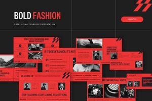 Bold Fashion - Keynote, a Presentation Template by AQR Studio