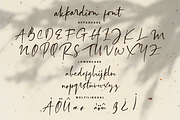 akkardion handwritten font, a Script Font by Quothron (Thumbnail 8 of 10)