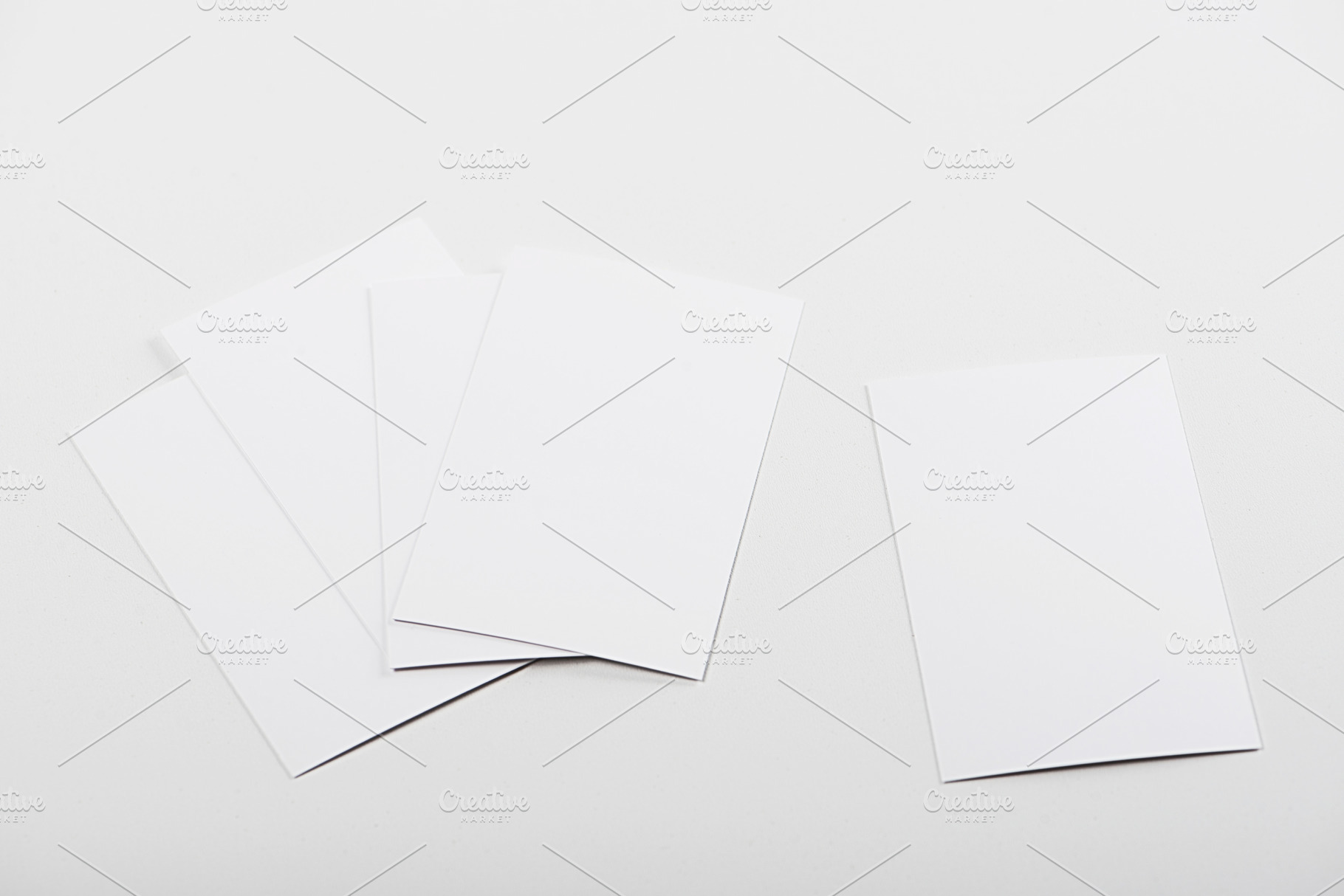 Business card of white color mockup isolated stock photo containing card and, a Business Photo by José Luis Agudo