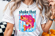 Colorful Bass Fish Shake That PNG, a Work Illustration by Sublimation Artist (Thumbnail 6 of 9)