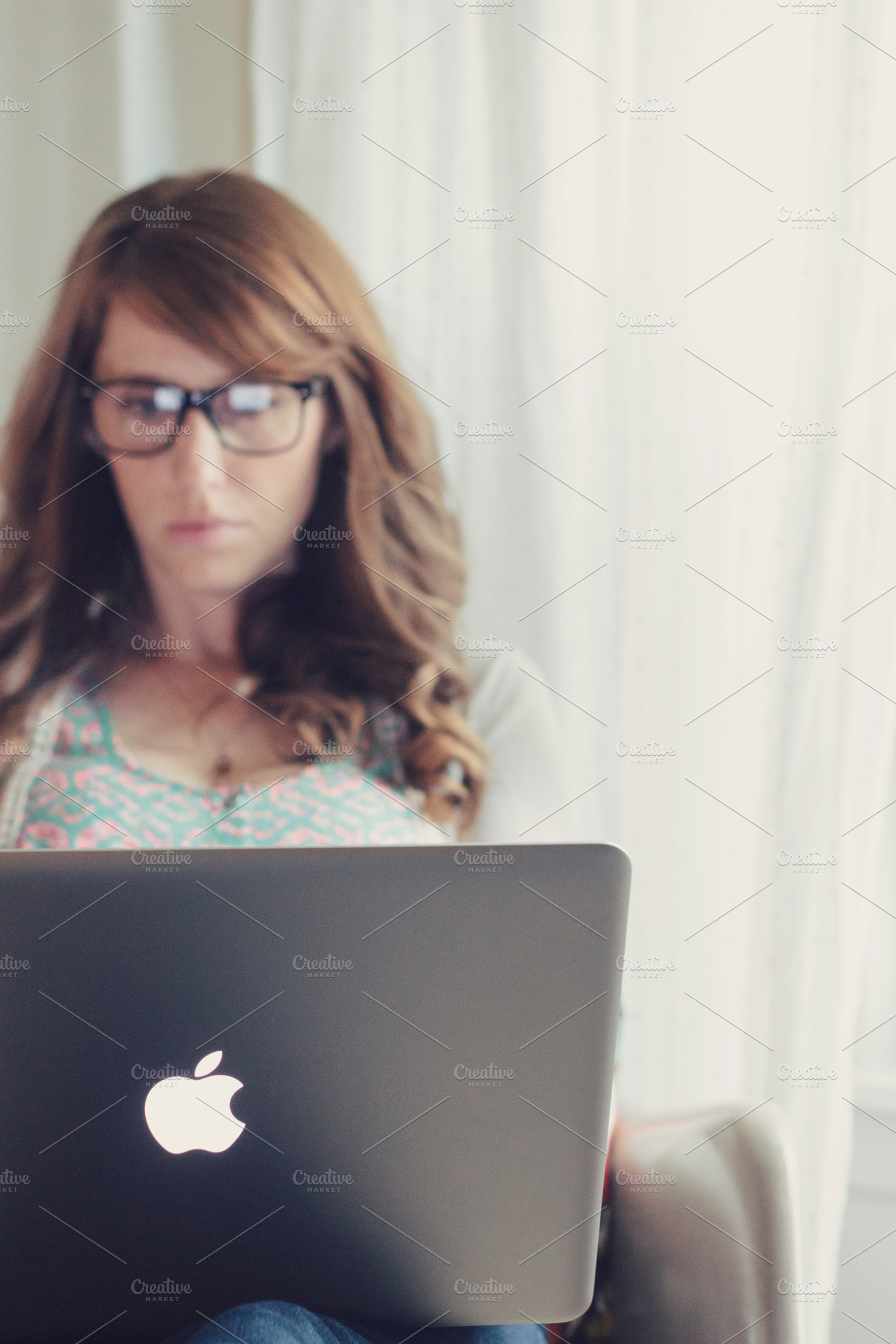 A Girl On Her Mac