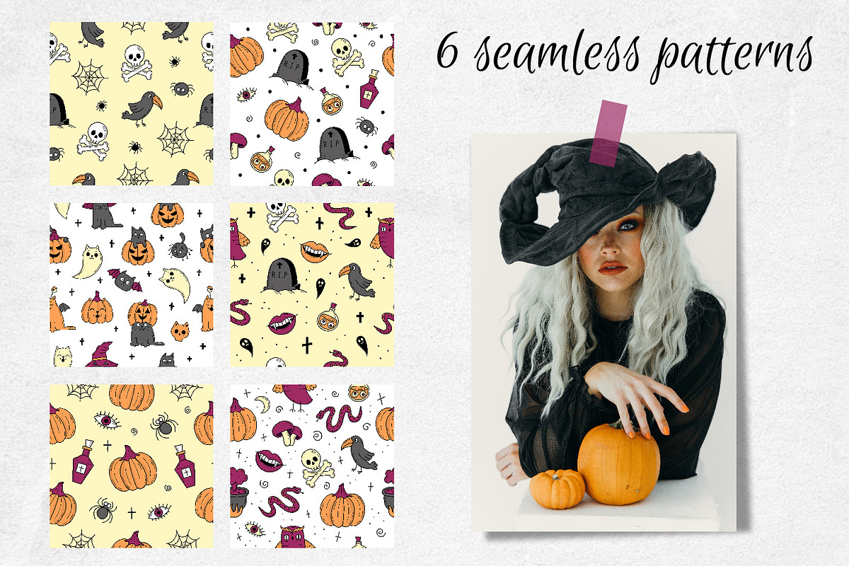 Halloween doodle collection, an Object Graphic by My May Art (Photo 7 of 11)