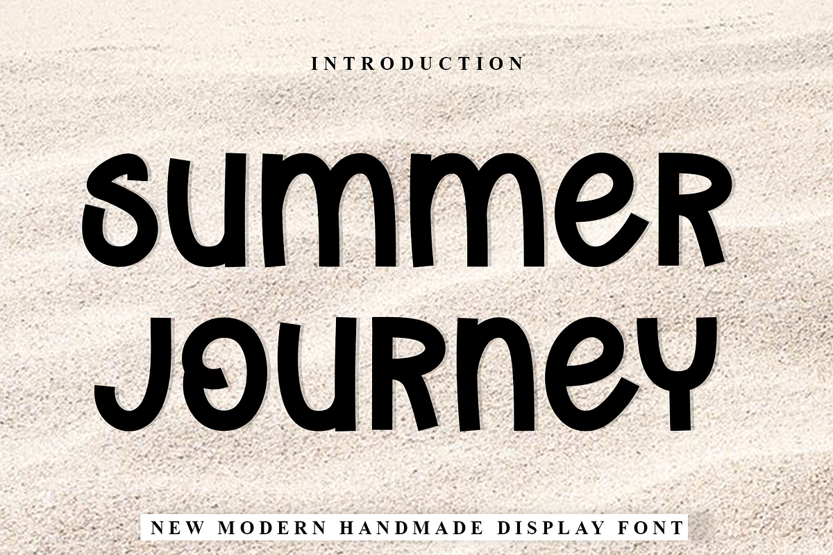Summer Journey, a Script Font by FreshTypeINK (Photo 1 of 9)