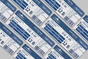 Boarding Pass Mockup, a Product Mockup by lamorastudio (Thumbnail 13 of 13)