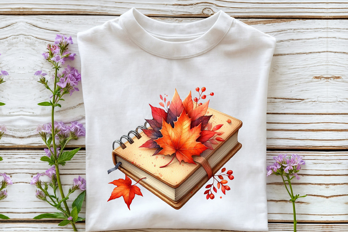 Autumn Book Fall Clipart, an Illustration by Rose Art (Photo 4 of 7)