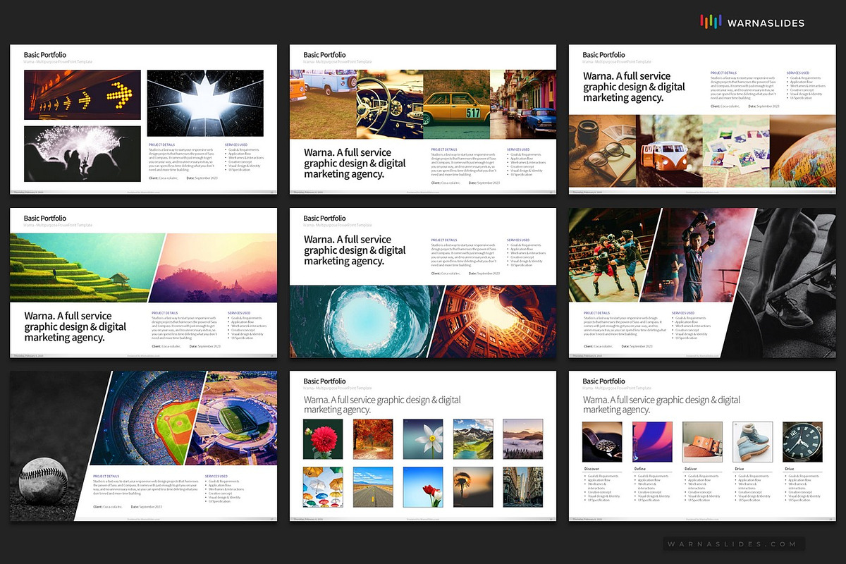 Portfolio PowerPoint Templates, a Presentation Template by Warna Works (Photo 5 of 27)