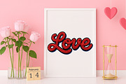 Faux Knitted Yarn Groovy Love PNG, an Illustration by Canvas Craft (Thumbnail 6 of 7)