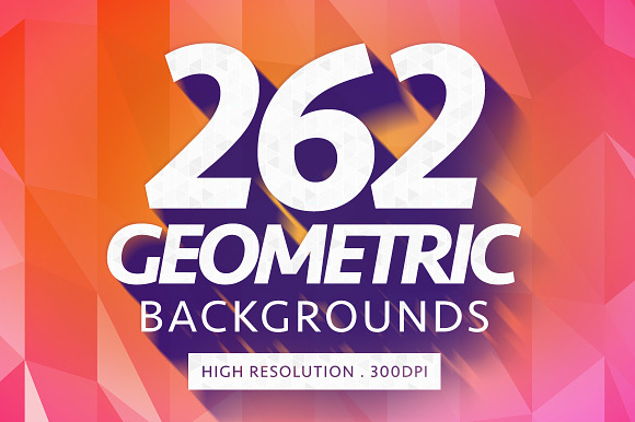 Geometric Polygon Backgrounds 262 preview 6