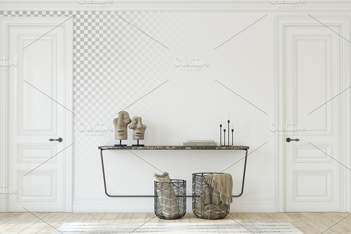 NEW-YORK APARTMENT Wall&Frame Mockup, a Print Template by MyHomeMockups (Photo 3 of 11)