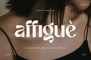 Affigue | Modern Clean Sans Serif, a Sans Serif Font by Typoraith Co (Thumbnail 1 of 15)