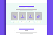 Clean Web Wireframe Template, a Wireframe Template by MightyDesign (Thumbnail 4 of 9)