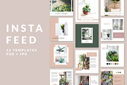Minimalist Insta Feed Templates, a Social Media Template by helgascandinavus (Thumbnail 1 of 5)