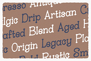 Roasty Beans - Classic Serif Vintage, a Serif Font by Pandeka Studio (Thumbnail 6 of 9)