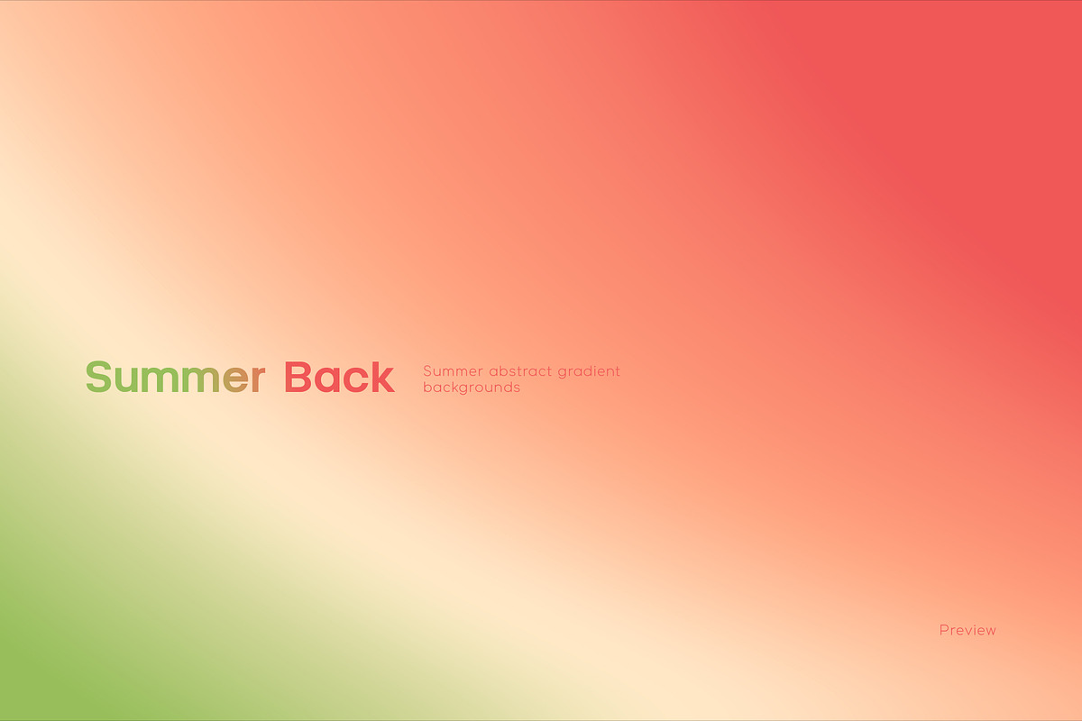 Summer Abstract Gradient Collection, a Texture Graphic by Ghurafa Studio (Photo 8 of 10)
