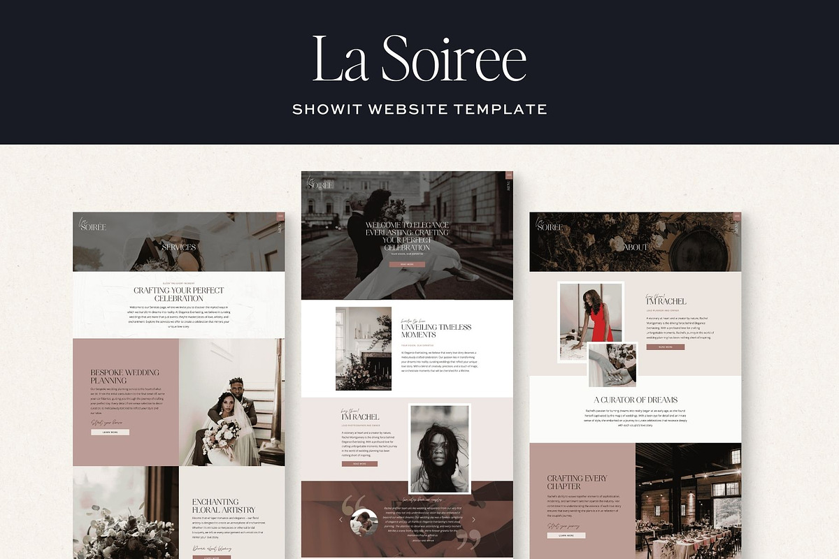 Aesthetic Showit Website Template, a Websites & App Template by Monarch Design Co. (Photo 3 of 9)