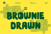 CS Brownie Drawn, a Sans Serif Font by Craft Supply Co. (Thumbnail 1 of 8)