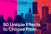50 Duotone Photoshop Actions, an Action Add-On by PixelMind (Thumbnail 2 of 7)