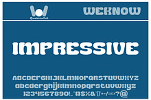 Impressive font