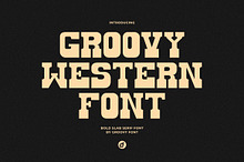 GF Western - Bold Slab Serif Font