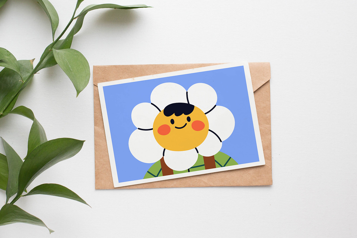 Funny face avatars, characters set, a Person Illustration by Good Studio (Photo 5 of 11)